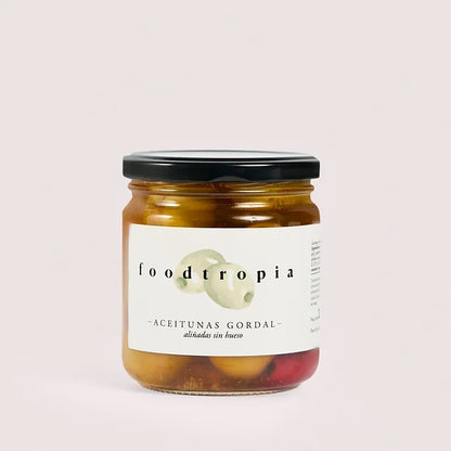 Aceitunas gordal aliñadas