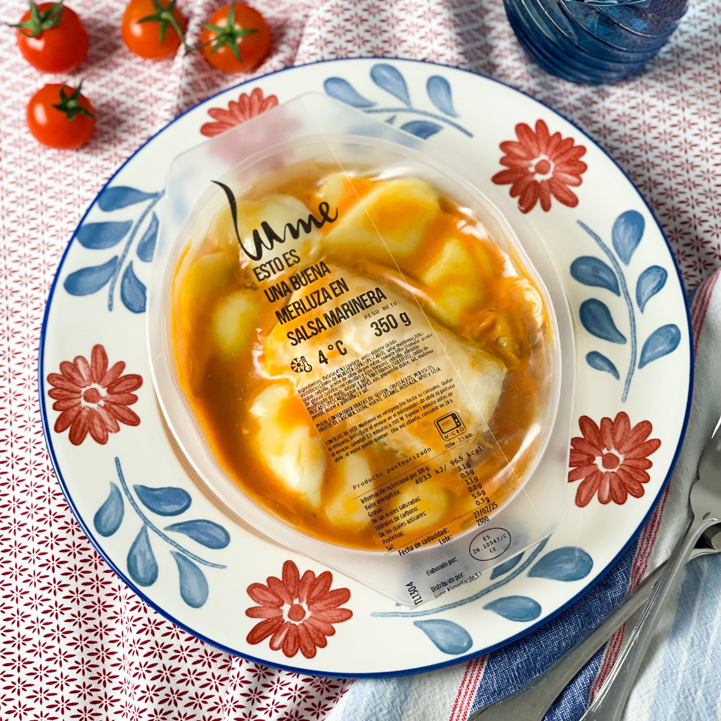 Merluza marinera con patatas
